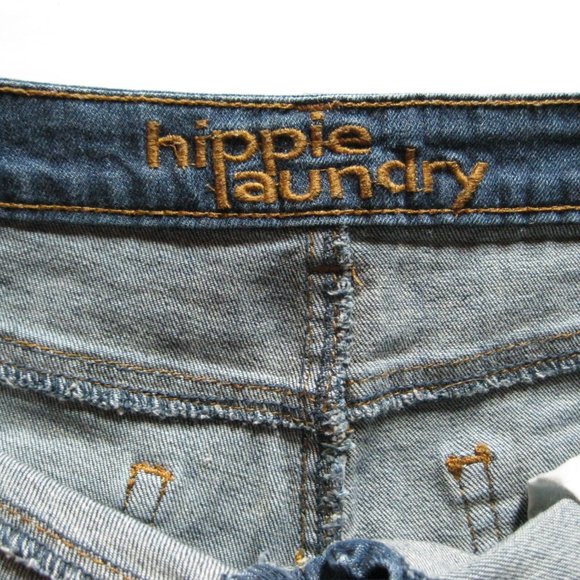 Hippie Laundry Frayed Edge Jean Shorts - Picture 6 of 9